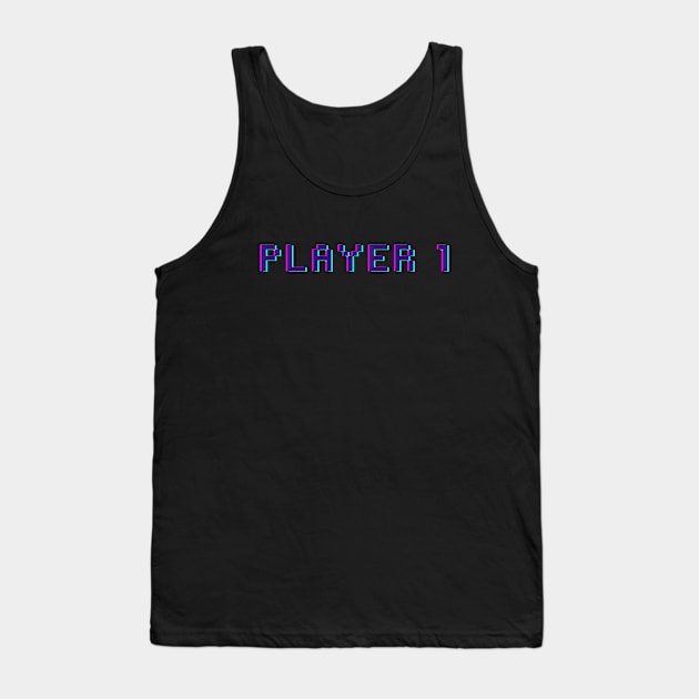 Player 1 Tank Top by House of Morgan